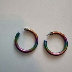 Colorful Hoop Earrings
